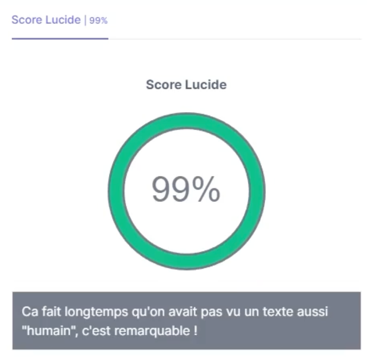 Score Lucide AI